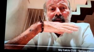 Walter Sabatini. Qualche tremore, un braccio segnato dalla battaglia per la vita vinta