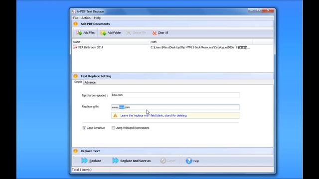 A PDF Text Replace Replace specified text in specified positions of pages in a PDF file смотреть онлайн