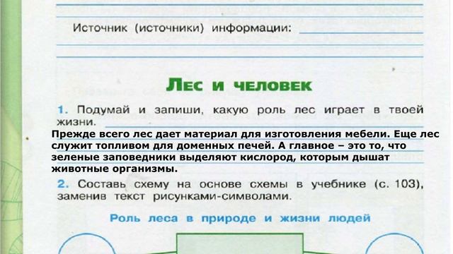 Окружающий мир. Рабочая тетрадь 4 класс 1 часть. ГДЗ стр. 44 №1 смотреть онлайн