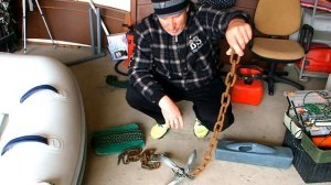 Тюнинг лодки. Якорь и утяжелители...