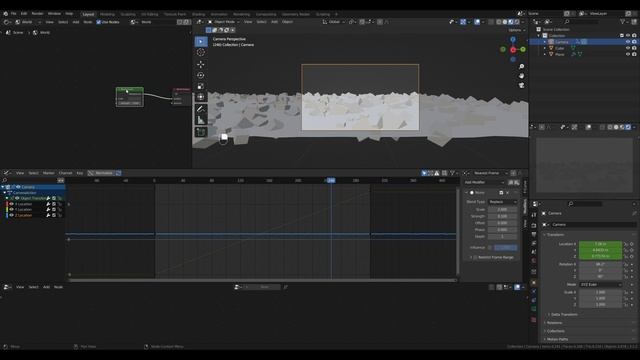 Blender: Эффект "тряски" камеры — F-Curve Modifiers