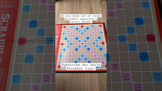 Do you know all of these Scrabble approved 2 letter words?