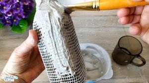Ваза своими руками из подручных средств ✔️DIY Flower Vase