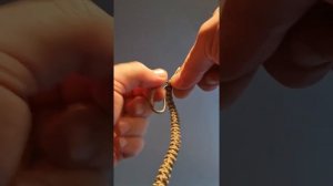 Православные чётки. Плетение одного узла.