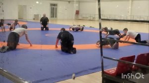 9.11.2023 Тренировка по борьбе в старшей группе в центре спортивной борьбы на Ливанова, 4