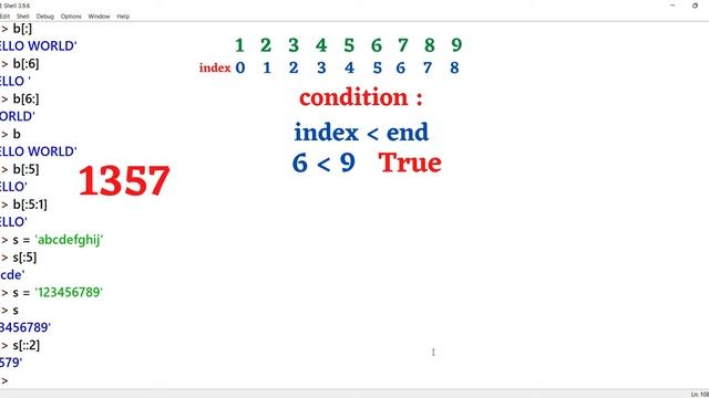 #15  Logic Behind Slicing In Python In Telugu | Step Value In Slicing In Strings | Python In Telugu
