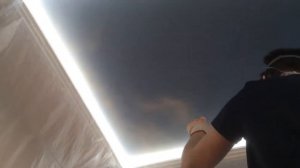 Роспись потолка под небо  и облака