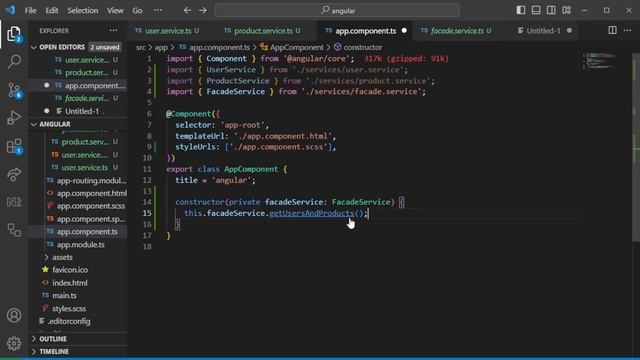 Implementing a Facade Pattern in Angular смотреть онлайн
