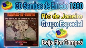 CD Sambas de Enredo 1980 Rio de Janeiro Grupo Especial