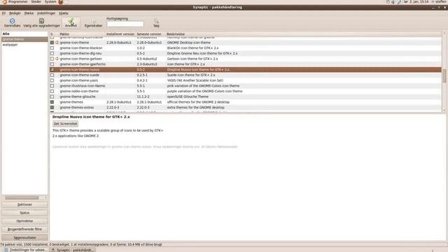 Synaptic Package Manager - Ubuntu 9.10 смотреть онлайн