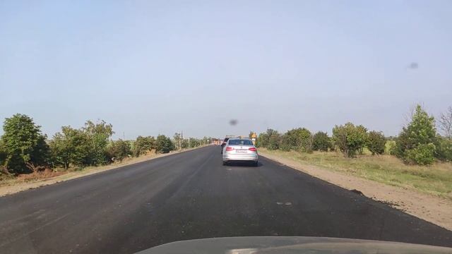 Ремонт дороги Мелитополь Херсон 26.08.21 Состояние дороги Украина август смотреть онлайн