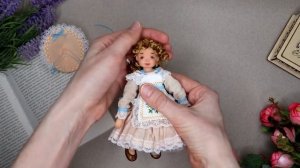 Кукла будуарная, интерьерная, болтушка, подвижная, авторская