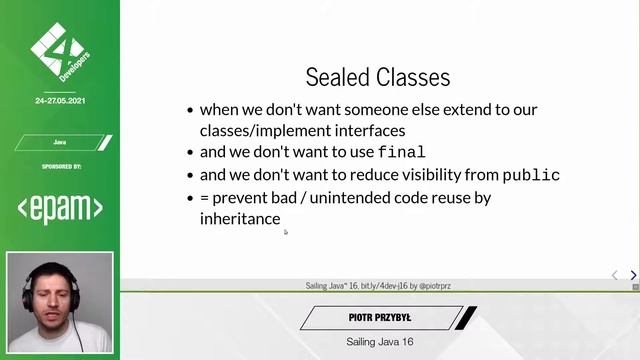 4Developers 2021: Sailing Java 16 - Piotr Przybył смотреть онлайн