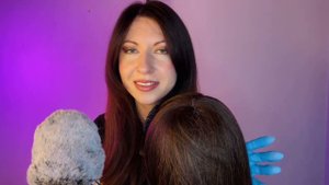 АСМР Усыпляющий осмотр кожи головы и волос ♀️ scalp exam ASMR