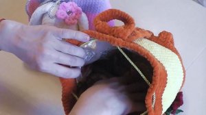 Рюкзачки из плюшевой пряжи