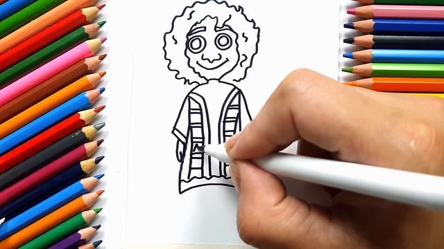 How to draw and paint Bruno from Disney Encanto смотреть онлайн