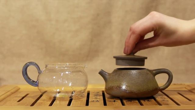 Чайник # 26140, исинская глина, дровяной обжиг, 210 мл./Teapot yixing clay wood firing 210 ml