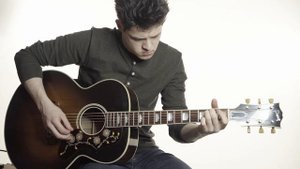 Gibson J200 guitar vintage model played by Louis Crosland #gibson #J200 #guitar