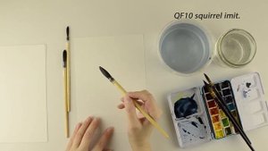 Обзор преимуществ кистей для акварели Roubloff QD15, QF10, QA10