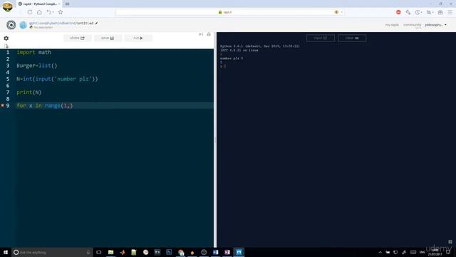 36 - Python 3 Complete Tutorial 2020 | Save a series of numbers in an array Part 2 смотреть онлайн