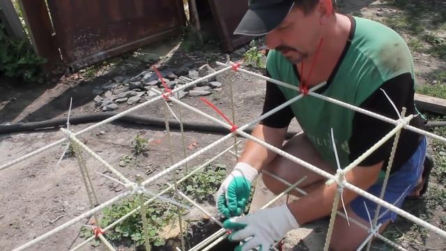 Стеклопластиковая арматура Вязка каркаса под фундамент.Часть 4 смотреть онлайн