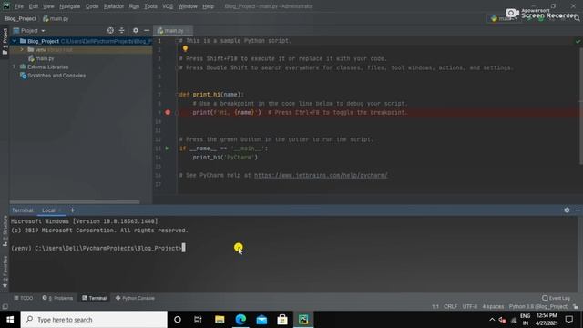 How to Setup Django in Pycharm | How to Install Django on Window 10 | Blog Website Using Django | ?