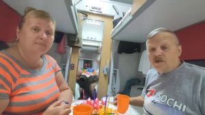 Поезд 354/Адлер-Пермь/Романтический ужин в купе/ Болталка/ май 2023