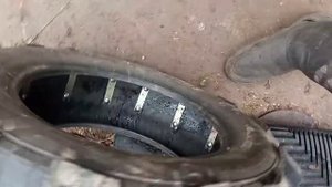 самодельные колёса из обычных покрышек