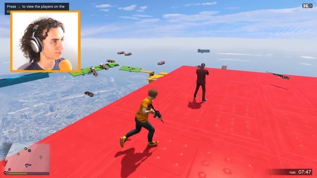 HUGE BOWLING BALL AVALANCHE! (GTA 5 Funny Moments) смотреть онлайн