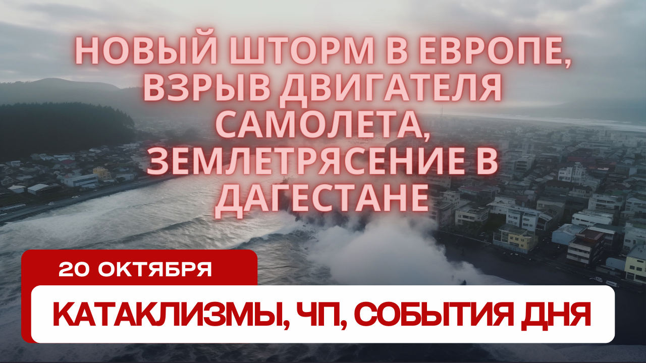 Катаклизмы 20 октября 2023. Новости сегодня. Обзор событий и происшествий.