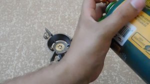 BRS-11 Газовая горелка для туризма, охоты рыбалки. Из коробки, проверка работоспособности.