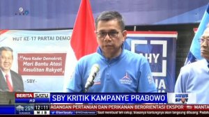 Konferensi Pers Partai Demokrat Soal Kampanye Prabowo-Sandi