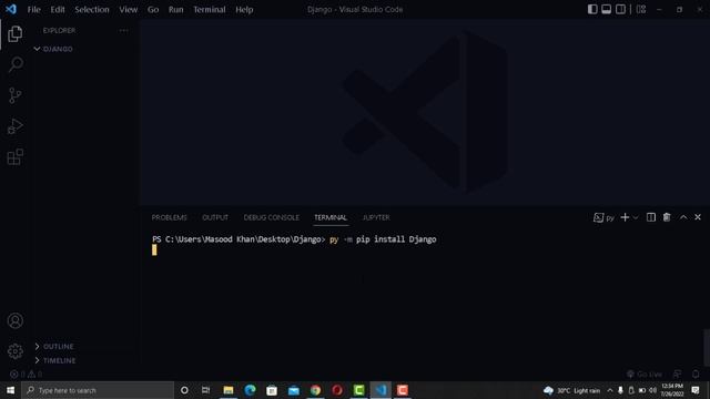 How To Install Django In Window 8/10/11  | Django + Visual Studio Code Environment Setup?