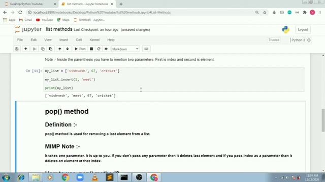 #6 Python Tutorial for beginners | List Methods in Python смотреть онлайн