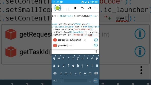 AIDE Programando desde tu Android. Tutorial Notificaciones Parte 2