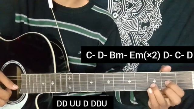 Beete Lamhein - The Train | Guitar Lesson | Plucking & Chords | (K K)