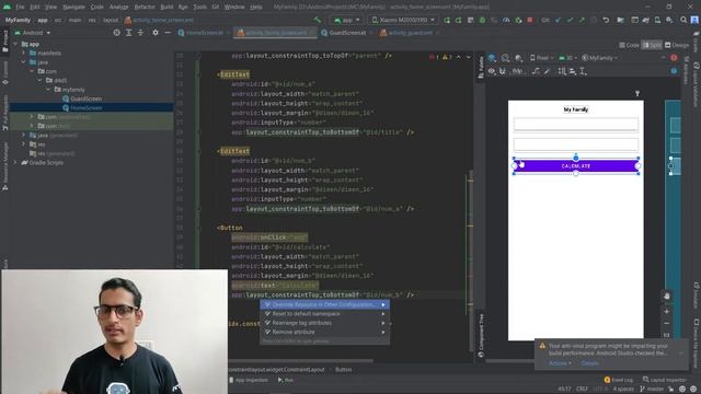 EditText | Making Calculator | Button onClick | Android Hindi Tutorial- Part 6 смотреть онлайн