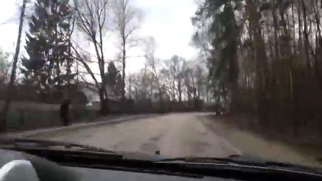 Замерзшие пруды Бисерово проезжаем, Ногинский район смотреть онлайн