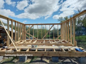 Стены в каркасном доме 6х6, своими руками (ч.2)