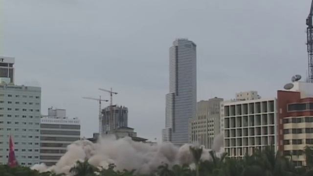 Everglades Hotel Implosion Video - Biscayne Boulevard, Miami смотреть онлайн