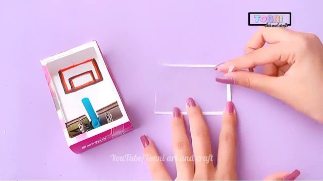 how to make basketball paper game /handmade paper game basketball /DIY paper game смотреть онлайн