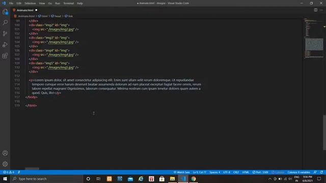 How To Animate The Image On Scroll using Javascript Library