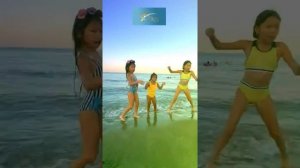 Дети на Северном Кипре! Танцы у моря! Девочки не грустинки