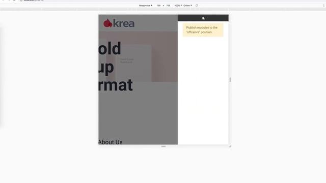 Offcanvas menu смотреть онлайн