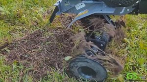 Невероятный легкий Мотоблок, УРАБАТЫВАЕТ ЦЕЛИНУ...