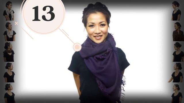 Как завязать шарф или палантин красиво?25 крутых способов?