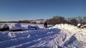 Dingo T150 по глубокому снегу