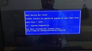 Boot Device Not Found Hard Disk 3F0 || Hard Disk Error 3F1 HP || 3F0 HP, Dell, Lenovo, Acer, Toshib