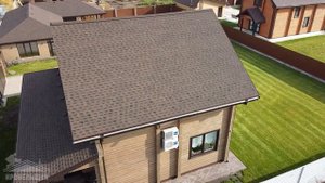 Гибкая битумная черепица Технониколь Shinglas (Шинглас) Ранчо Коричневый Новосибирск. Скатная кровля