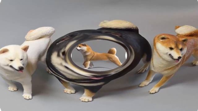 2 Models 1/6 Scale Animal Model High Imitation Pet Dog смотреть онлайн